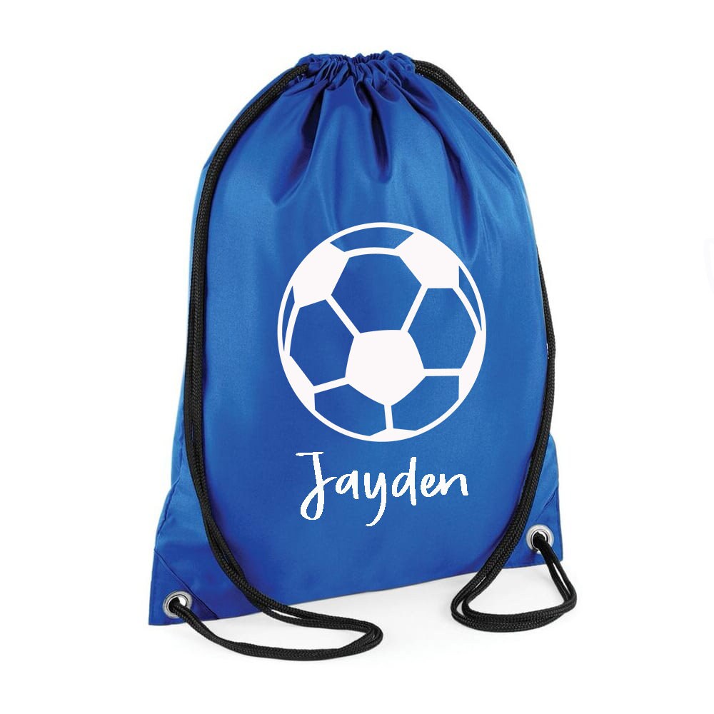 Personalised Drawstring Bag School Club PE Custom Name Childrens College Sports Swimming Adult Bag Kids boys girls Backpack travel Bag