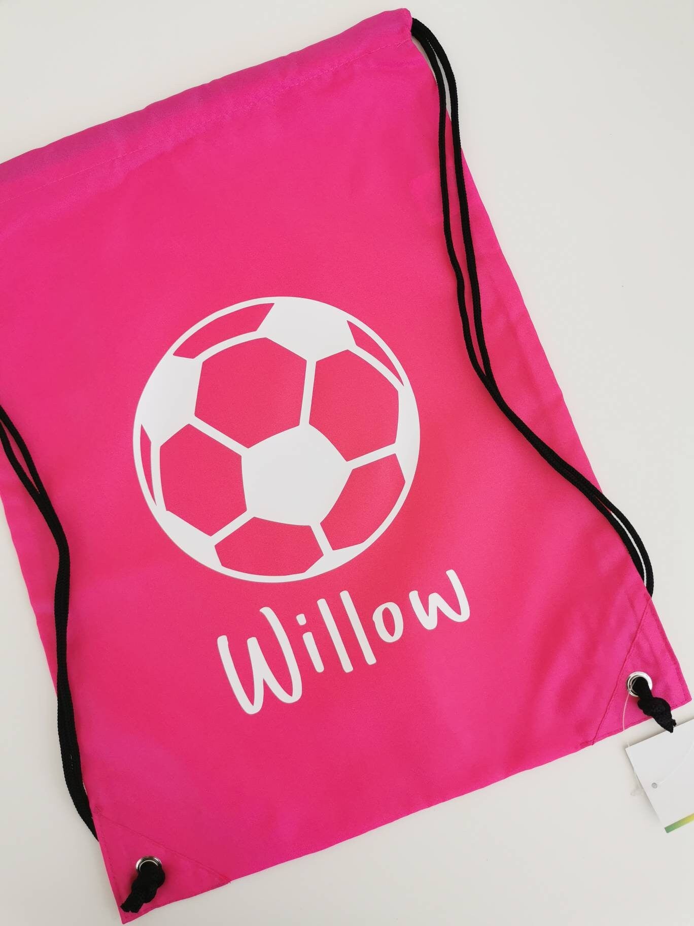 Personalised Drawstring Bag School Club PE Custom Name Childrens College Sports Swimming Adult Bag Kids boys girls Backpack travel Bag