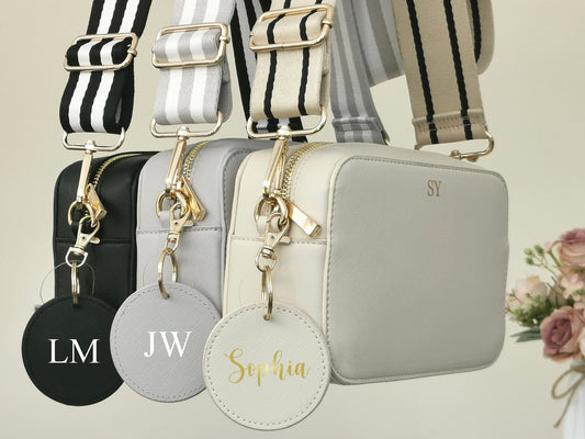 Monogram crossbody bag | custom handbag | personalised gift for her | personalised birthday present | bridesmaid bag | shoulder bag