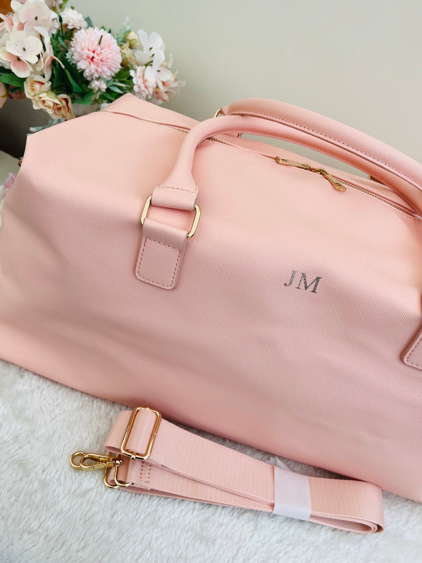 Personalised hospital bag, Hospital Bag, Weekend Bag Initials, Changing Bag, Wedding Bag,Gym Bag,Hand Luggage Bag,Bags for Women,Baby Shower