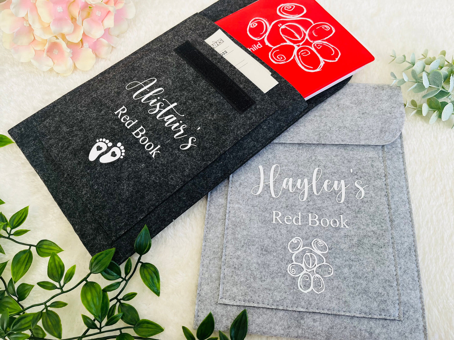 Personalised Baby Red Book Folder, Red Book cover, Perfect baby shower, new baby gift for protecting babies red book, baby document holder