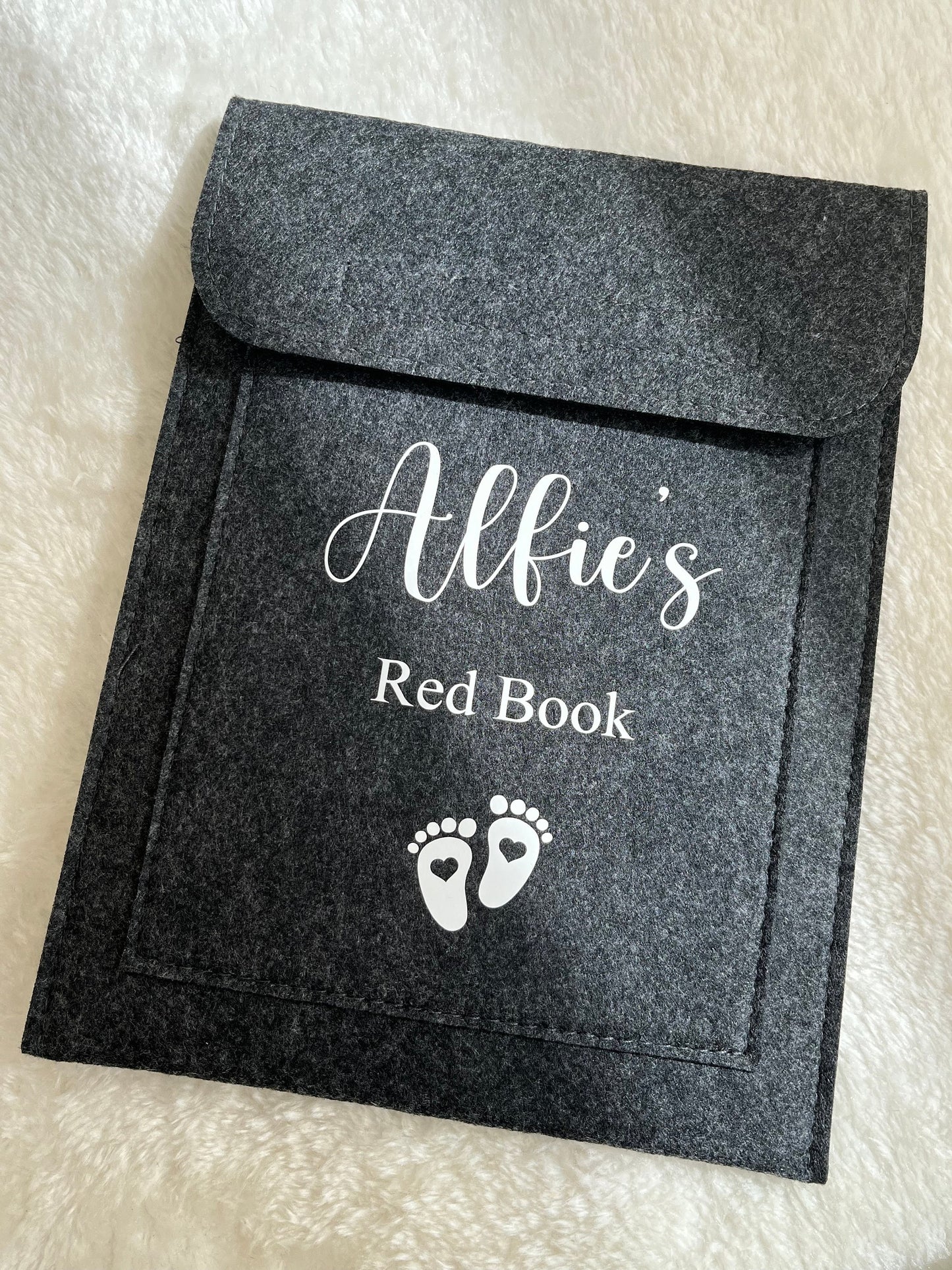 Personalised Baby Red Book Folder, Red Book cover, Perfect baby shower, new baby gift for protecting babies red book, baby document holder