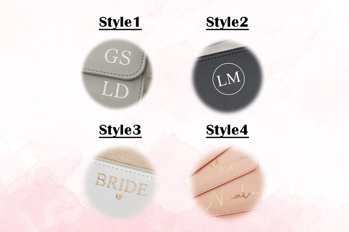 Personalised clutch bag with big charm, Bridesmaid Pouch, Hen Party Gift, bridesmaid wristlet, bridesmaids' gifts, Birthday gift for her